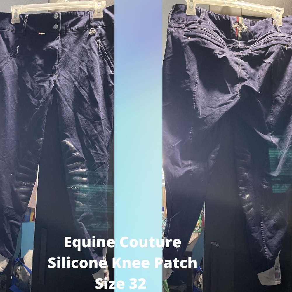 Equine Couture Silicone Knee Patch Breeches